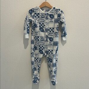Kid’s Race Car Footed PJs